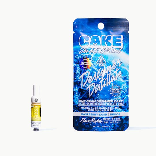 CAKE she hits different - Raspberry Kush - 1g - Indica - Cartridge - 1