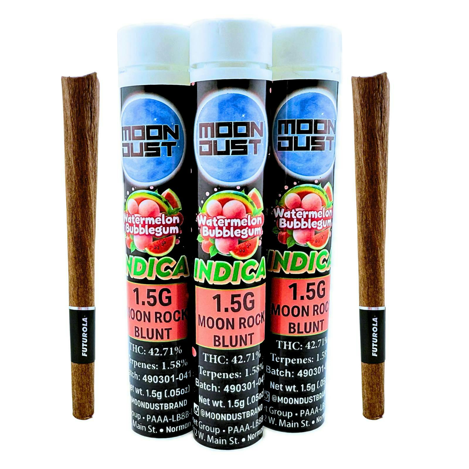 MOON DUST - Moon Rock | Watermelon Bubblegum | Infused Blunt | 1.5g - 1