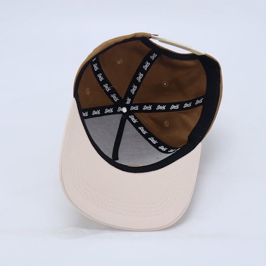 Bak'd - Sav'd By Grace Snap Back Hat -Mocha w/ Gold - 1