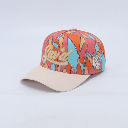 Bak'd - Sav'd By Grace Snap Back Hat -Stained Glass - 1