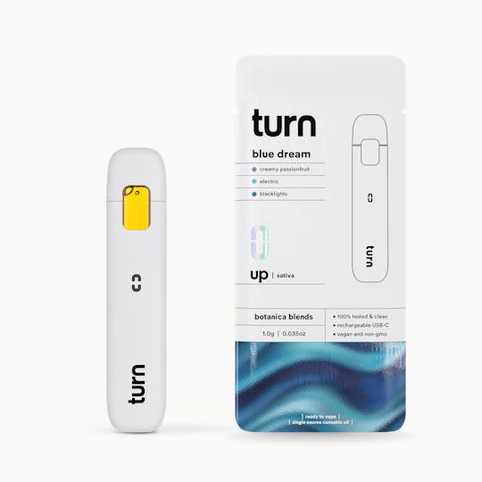turn - 1.0g AIO | blue dream | botanica blends | up | - 1