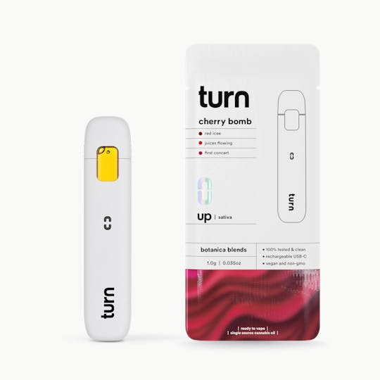 turn - 1.0g AIO | cherry bomb | botanica blends | up | - 1
