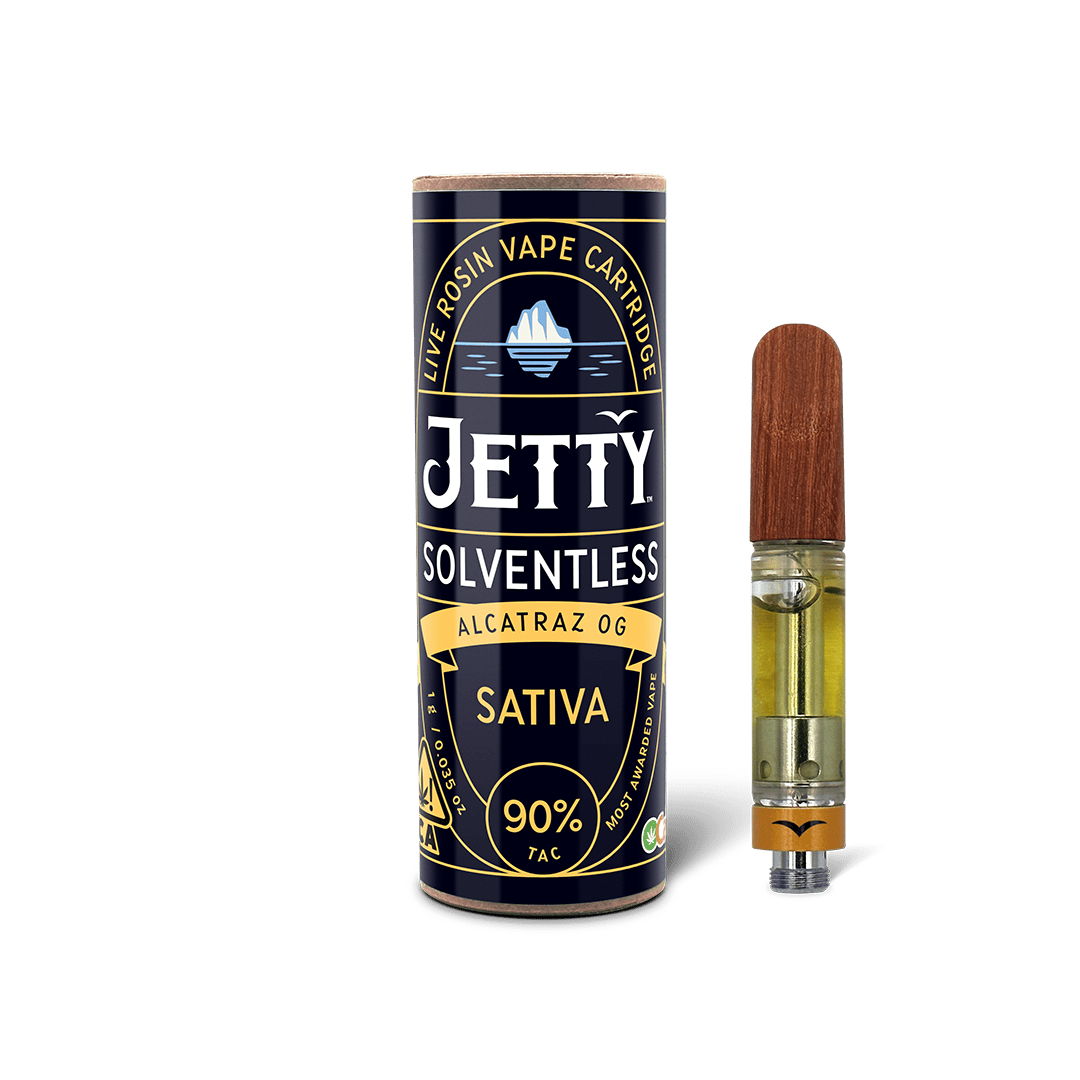 Jetty Extracts - Alcatraz OG | Distillate Cartridge | 1g - 1