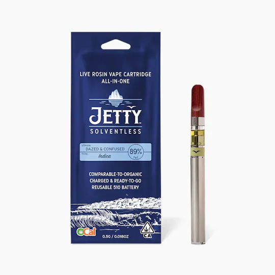 Jetty Extracts - Dazed & Confused | Live Rosin Disposable | 0.5g - 1