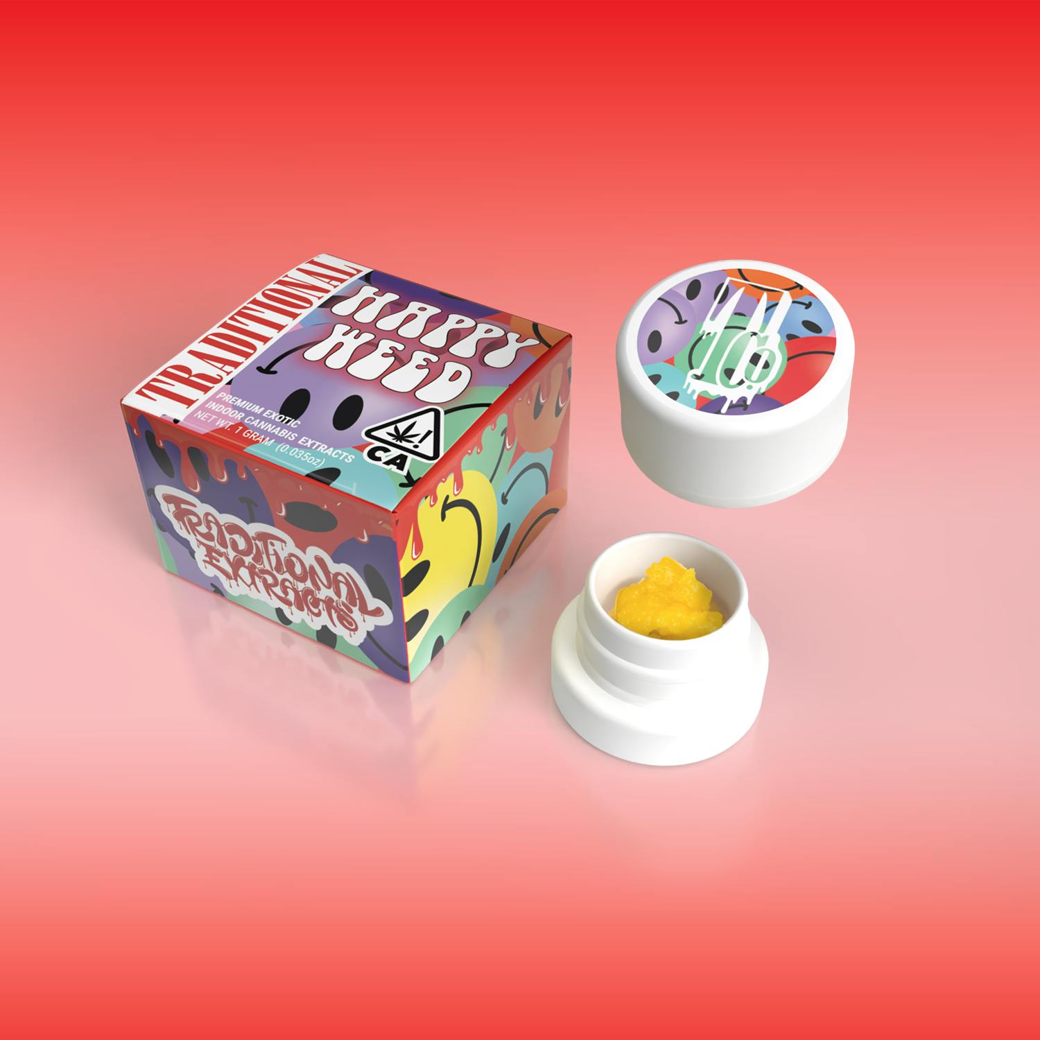 Traditional - Traditional - Happy Weed Badder 1G - 1