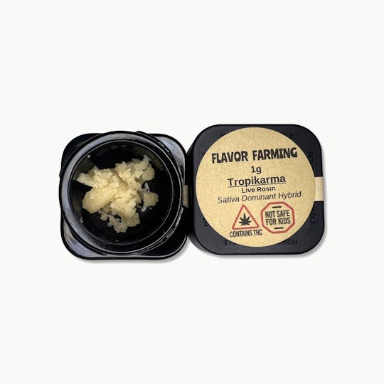 Indico - Tropikarma Live Rosin - Flavor Farming - 1