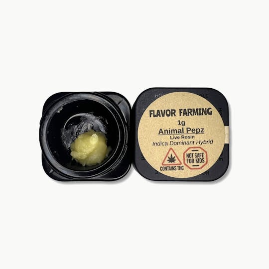 Indico - Animal Pepz Live Rosin - Flavor Farming - 1