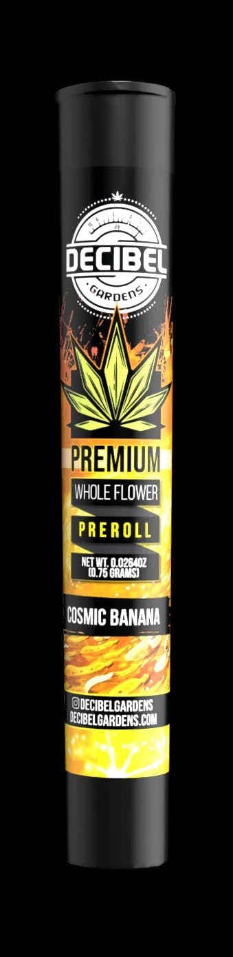 Decibel Gardens - Cosmic Banana | Pre Roll | 0.75g - 1