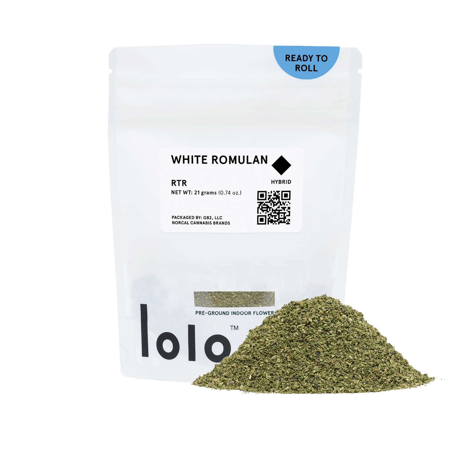 lolo - lolo | White Romulan | Indoor Ready To Roll | 21g - 1