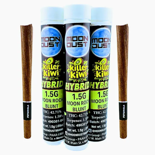 MOON DUST - Moon Rock | Killer Kiwi | Infused Blunt | 1.5g - 1