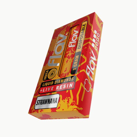 Flav - Strawnana - Live Resin + Liquid Diamonds - Disposable | 1G - 1