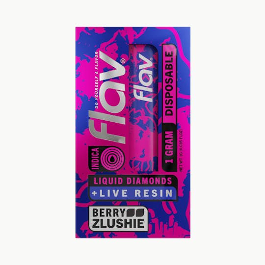 Flav - Berry Zlushie - Live Resin + Liquid Diamonds - Disposable | 1G - 1