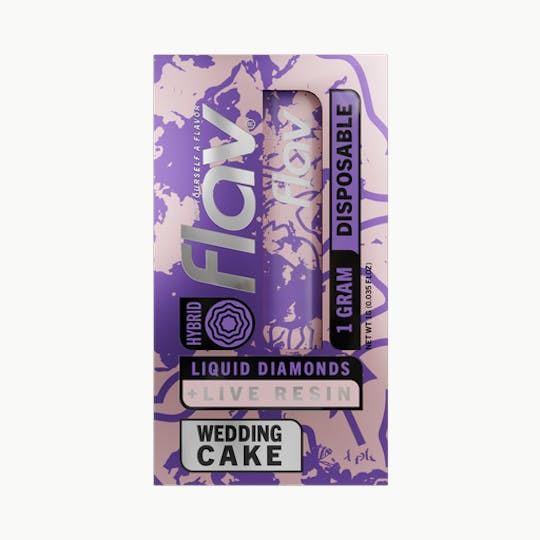 Flav - Wedding Cake - Live Resin + Liquid Diamonds - Disposable | 1G - 1