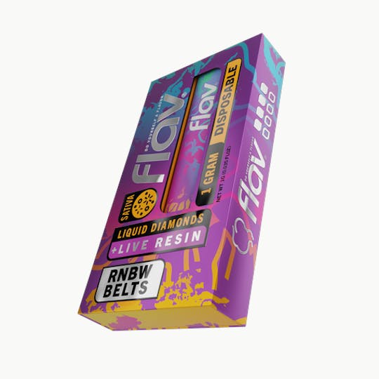 Flav - RNBW BELTS - Live Resin + Liquid Diamonds - Disposable | 1G - 1
