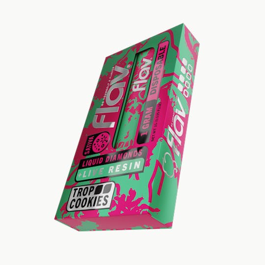 Flav - Trop Cookies - Live Resin + Liquid Diamonds - Disposable | 1G - 1