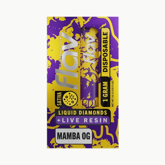 Flav - Mamba OG - Live Resin + Liquid Diamonds - Disposable | 1G - 1