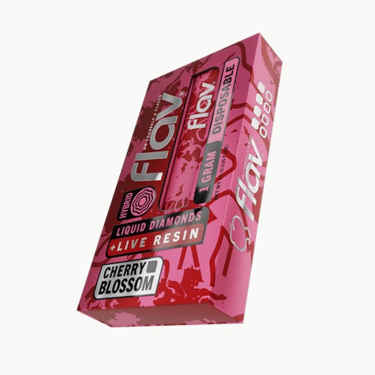 Flav - Cherry Blossom - Live Resin + Liquid Diamonds - Disposable | 1G - 1
