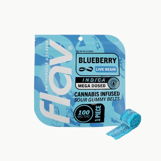Flav - Blueberry Belts - Megadose 100mg | 1 pack | 100mg - 1