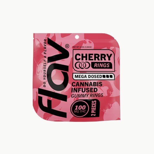 Flav - Megadose Rings - Cherry - 100mg - 1