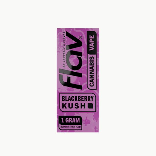 Flav - Blackberry Kush - Premium Oil - Disposable | 1G - 1