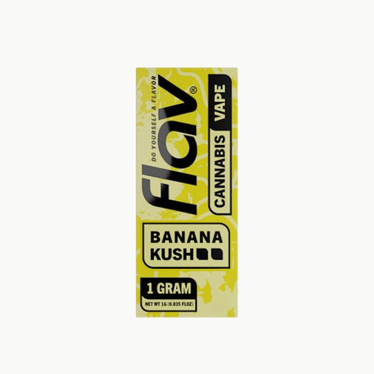 Flav - Banana Kush - Premium Oil - Disposable | 1G - 1