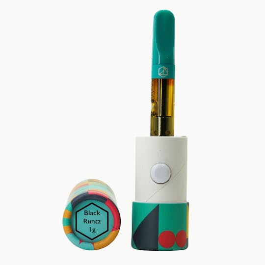 Sunday Extracts - 1g Cured Resin Cartridge Black Runtz - 1