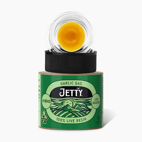 Jetty Extracts - Garlic Gas | Live Badder | 1g - 1