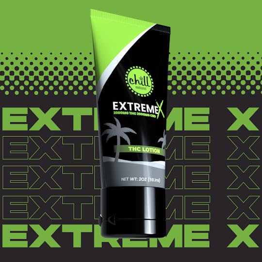 Chill Medicated - 2000mg THC : 2000mg CBD | Extreme X Lotion | Chill Medicated | REC - 1