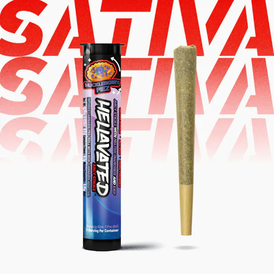 Hellavated - Huckleberry Piez Baked Goodiez Juicy Stickz .75g - 1