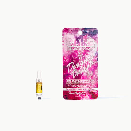 CAKE she hits different - Tangerine Dream - 1g - Sativa - Cartridge - 1