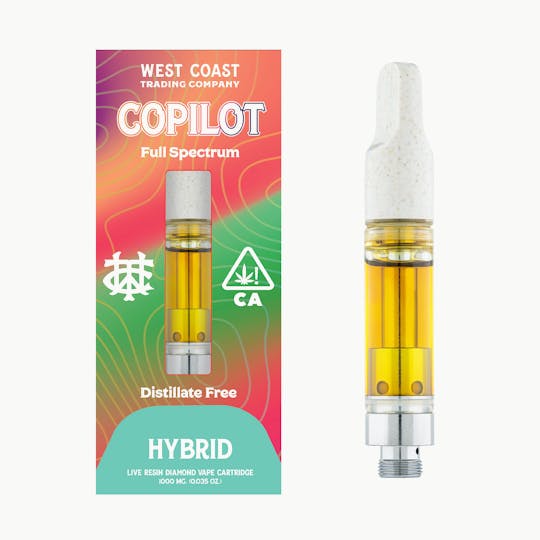 West Coast Trading Company - Copilot | Cookie Glue | Live Resin Diamond Vape Cartridge | 1g - 1