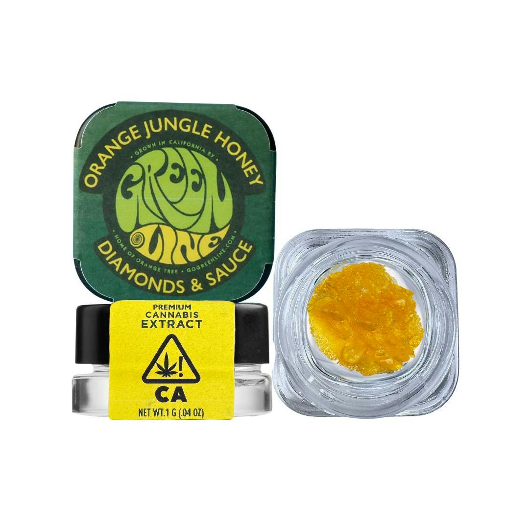 Greenline - Orange Jungle Honey - Diamonds & Sauce - Extract - Hybrid - 1g - 1