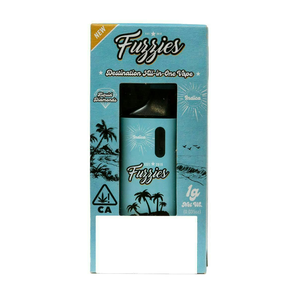 Fuzzies - Fuzzies | Destination | Pacific Blue | Disposable | 1g - 1