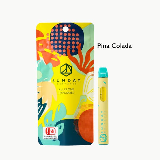 Sunday Extracts - 2g All In One Piña Colada - 1