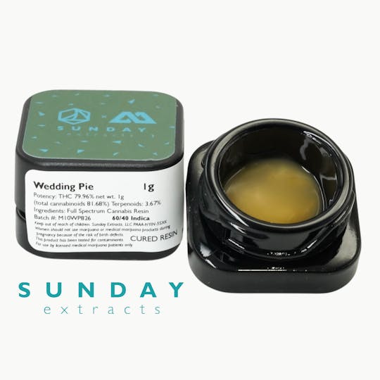 Sunday Extracts - 1g Concentrate Wedding Pie - 1