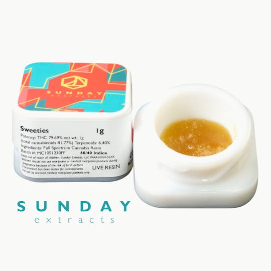 Sunday Extracts - 1g Concentrate Sweeties - 1