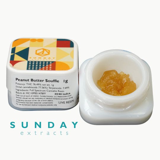 Sunday Extracts - 1g Concentrate Peanut Butter Souffle - 1