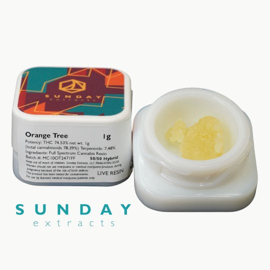 Sunday Extracts - 1g Concentrate Orange Tree - 1