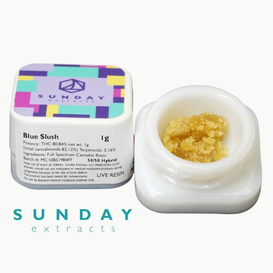 Sunday Extracts - 1g Concentrate Blue Slush - 1