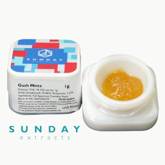 Sunday Extracts - 1g Concentrate Gush Mintz - 1