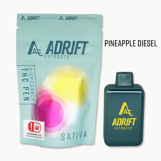 Sunday Extracts - Adrift Extracts - 3g Disposable - Pineapple Diesel - 1