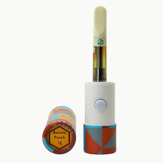 Sunday Extracts - 1g Cured Resin Cartridge Banana Punch - 1
