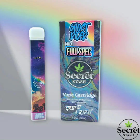 Secret Stash - Secret Stash | Full Spectrum Disposable Cartridge | Ghost Rider | 1g - 1