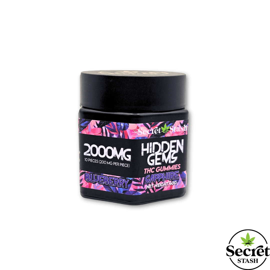 Secret Stash - Hidden Gems | THC | Blueberry | 2000mg - 1