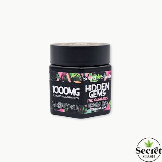 Secret Stash - Hidden Gems | THC | Green Apple | 1000mg - 1
