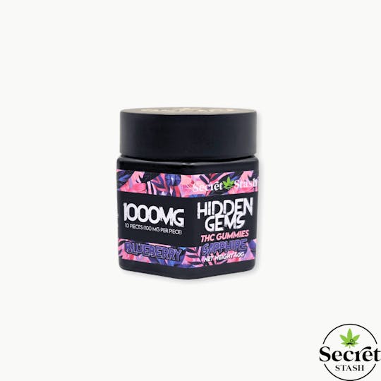 Secret Stash - Hidden Gems | THC | Blueberry | 1000mg - 1