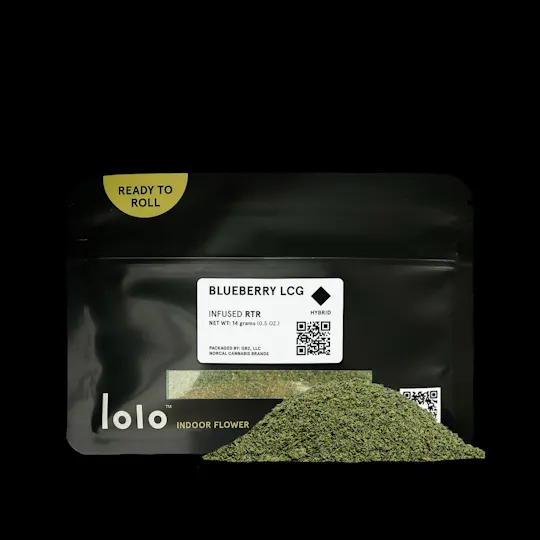 lolo - lolo | Blueberry LCG | Indoor Kief Infused Ready To Roll | 14g - 1