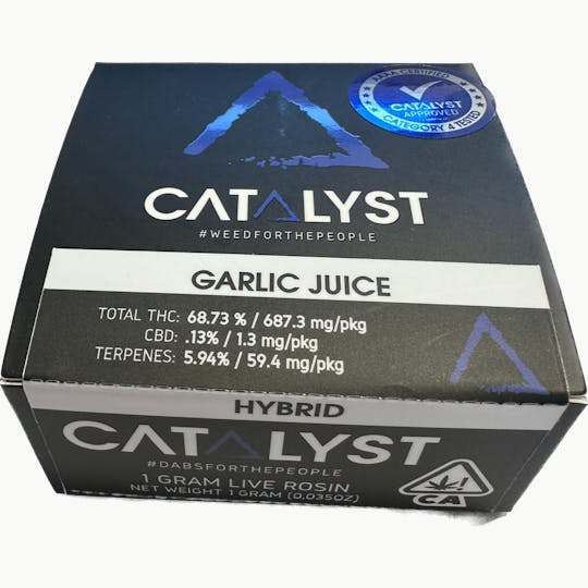 Catalyst - Garlic Juice - Cold Cure Rosin 1G - 1