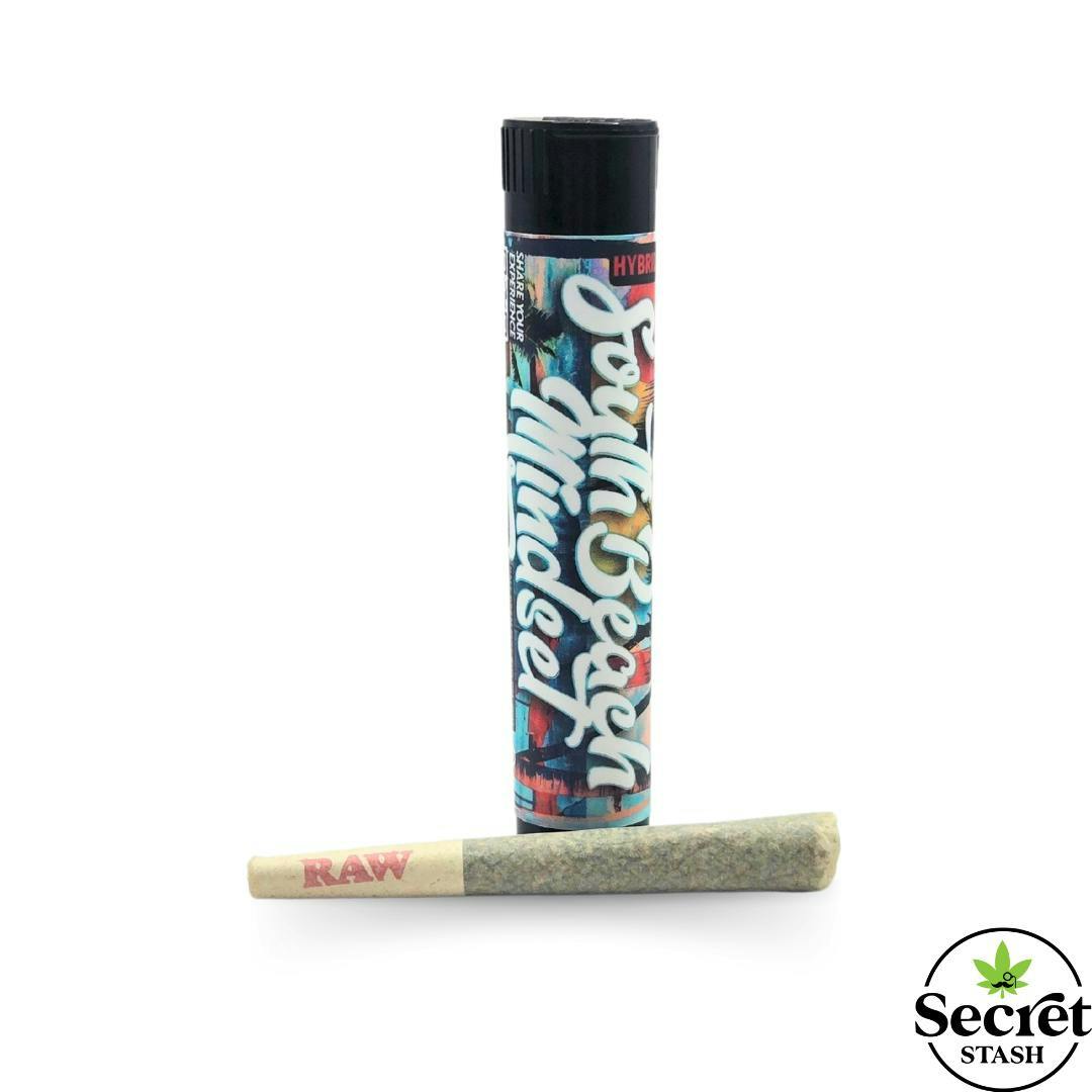 Secret Stash - Secret Stash | Full Bud Pre Roll | South Beach Mindset | .5g - 1