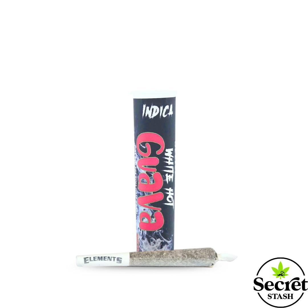 Secret Stash - Secret Stash | Full Bud Pre Roll | White Hot Guava | Half Gram - 1